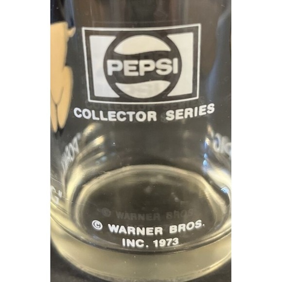 Vintage 1973 Looney Tunes Porky Pig Collector Series PEPSI Glass - Picture 3 of 5